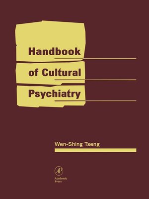cover image of Handbook of Cultural Psychiatry
